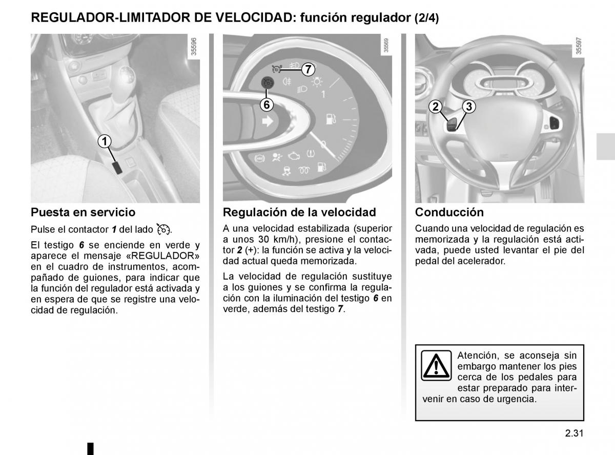 Renault Clio IV 4 manual del propietario / page 121