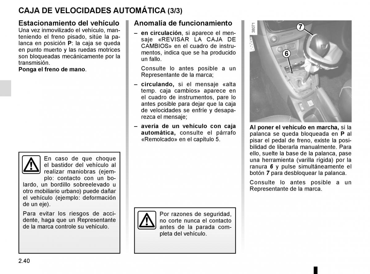 Renault Clio IV 4 manual del propietario / page 130