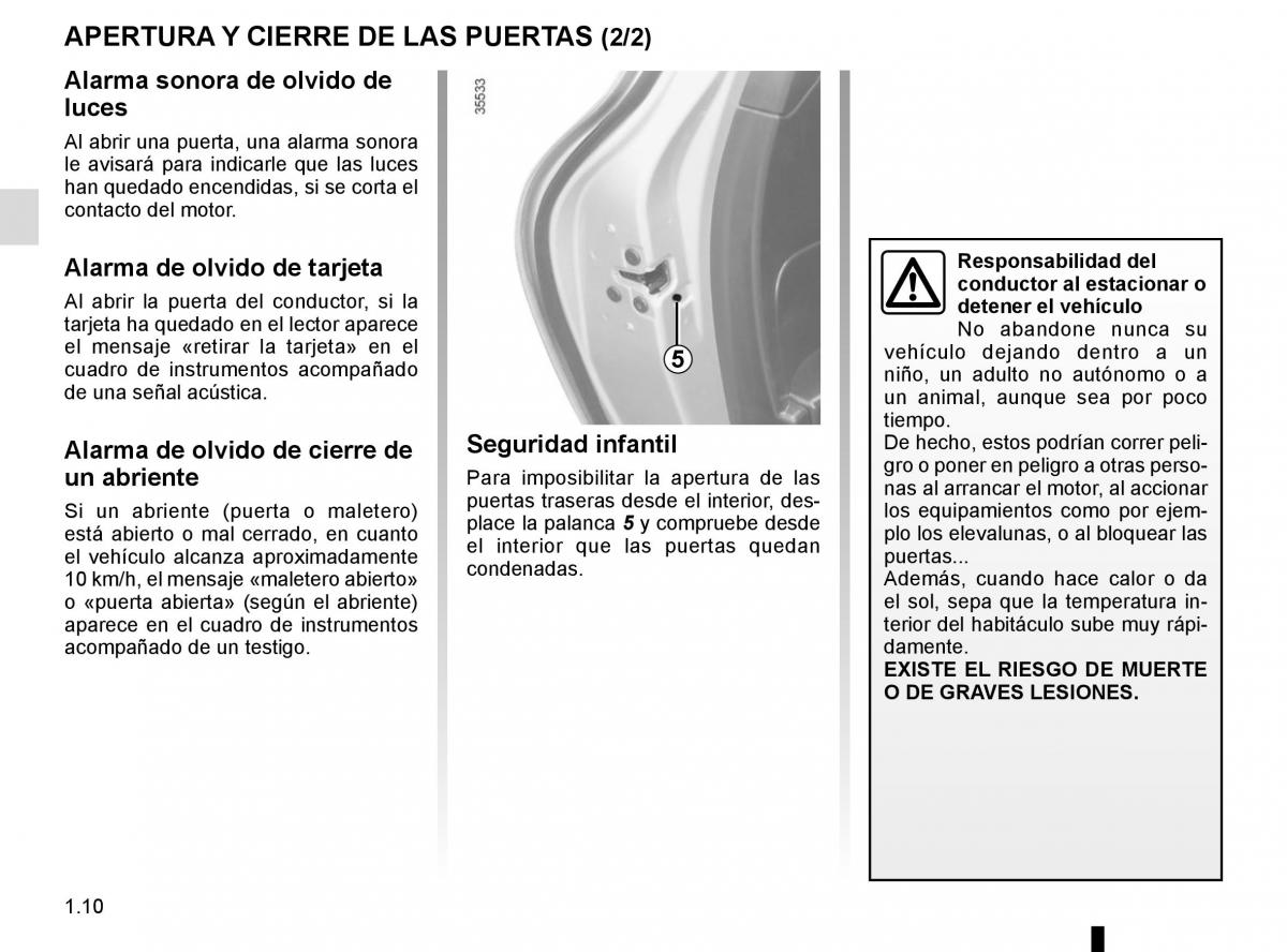 Renault Clio IV 4 manual del propietario / page 16