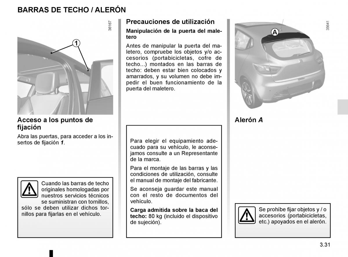 Renault Clio IV 4 manual del propietario / page 161