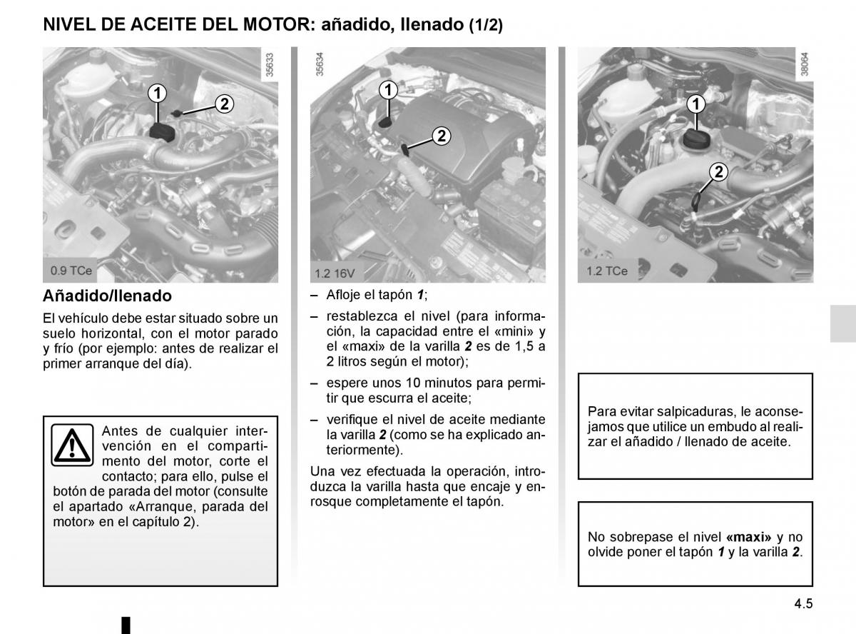 Renault Clio IV 4 manual del propietario / page 167