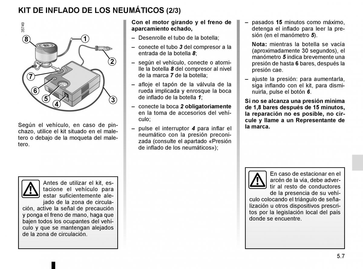 Renault Clio IV 4 manual del propietario / page 185