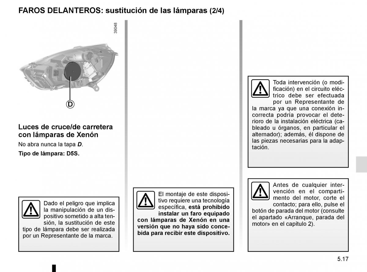 Renault Clio IV 4 manual del propietario / page 195