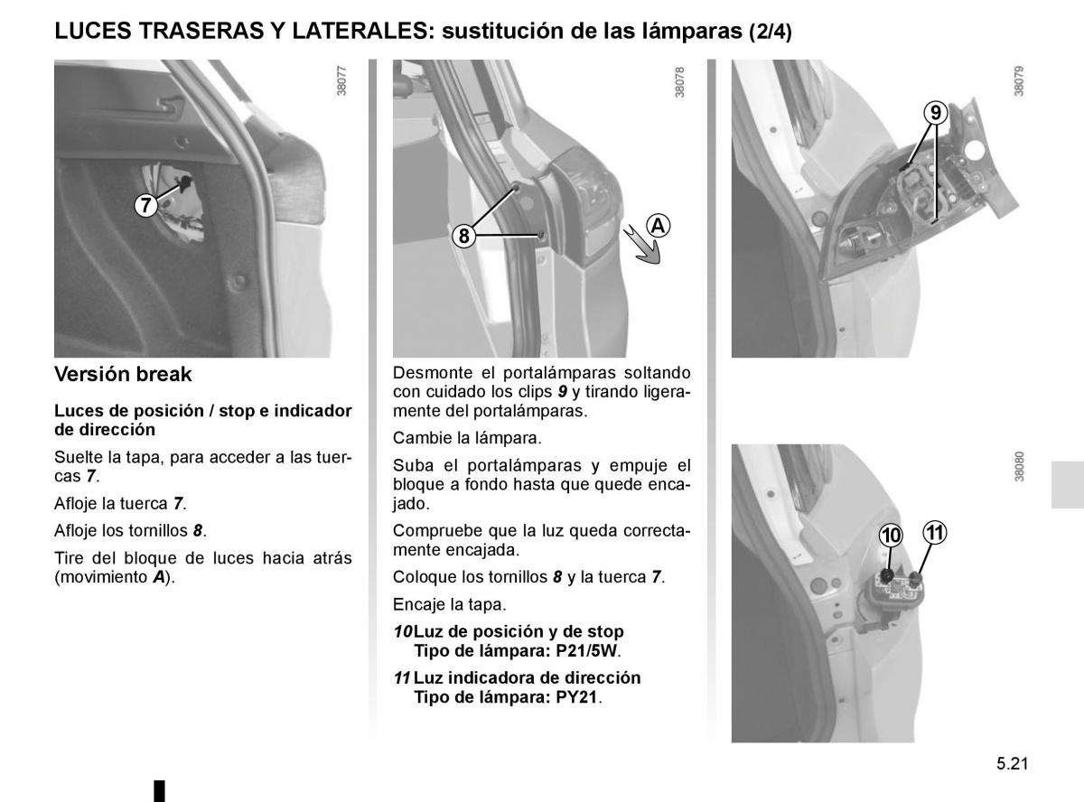 Renault Clio IV 4 manual del propietario / page 199