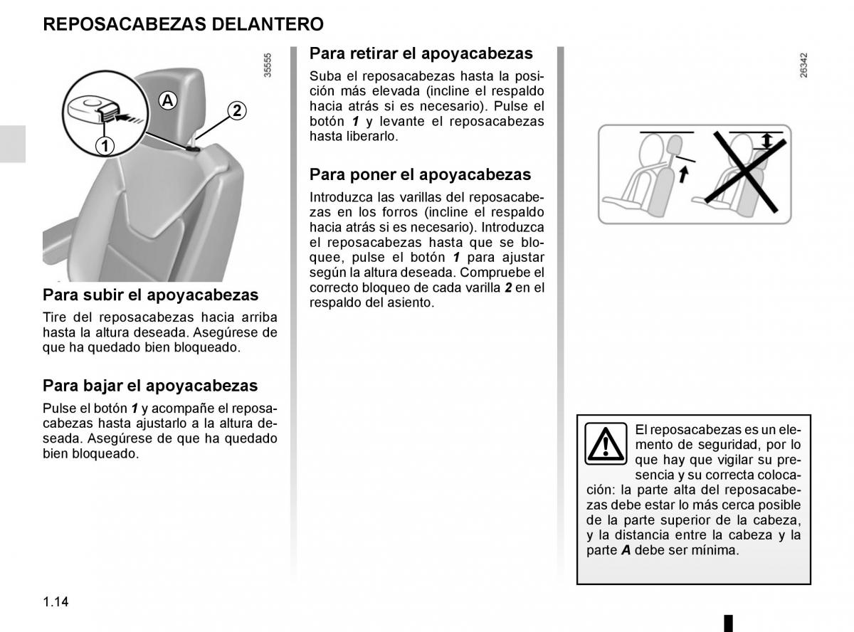 Renault Clio IV 4 manual del propietario / page 20