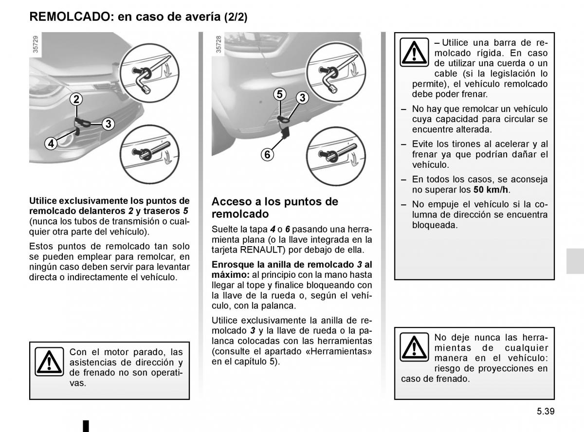 Renault Clio IV 4 manual del propietario / page 217