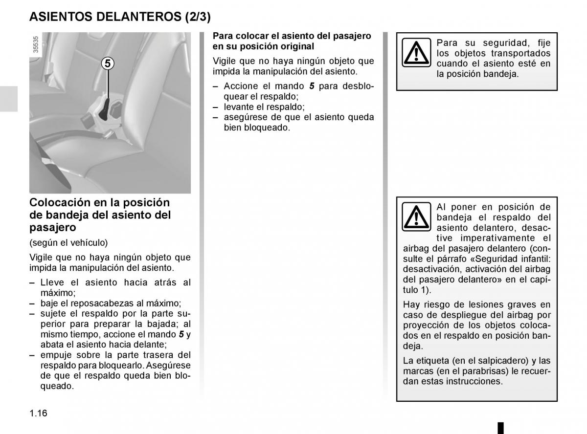 Renault Clio IV 4 manual del propietario / page 22