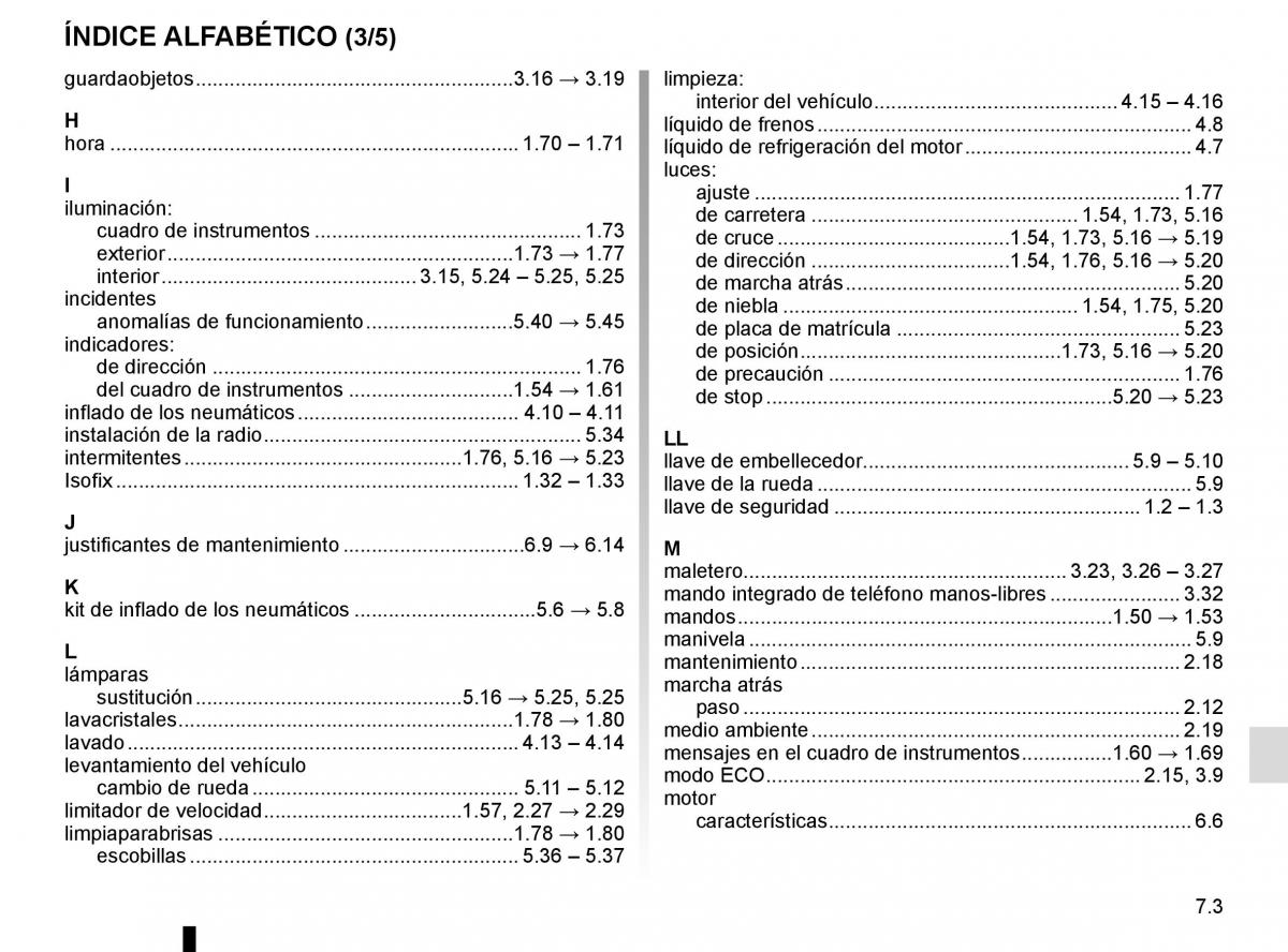 Renault Clio IV 4 manual del propietario / page 247