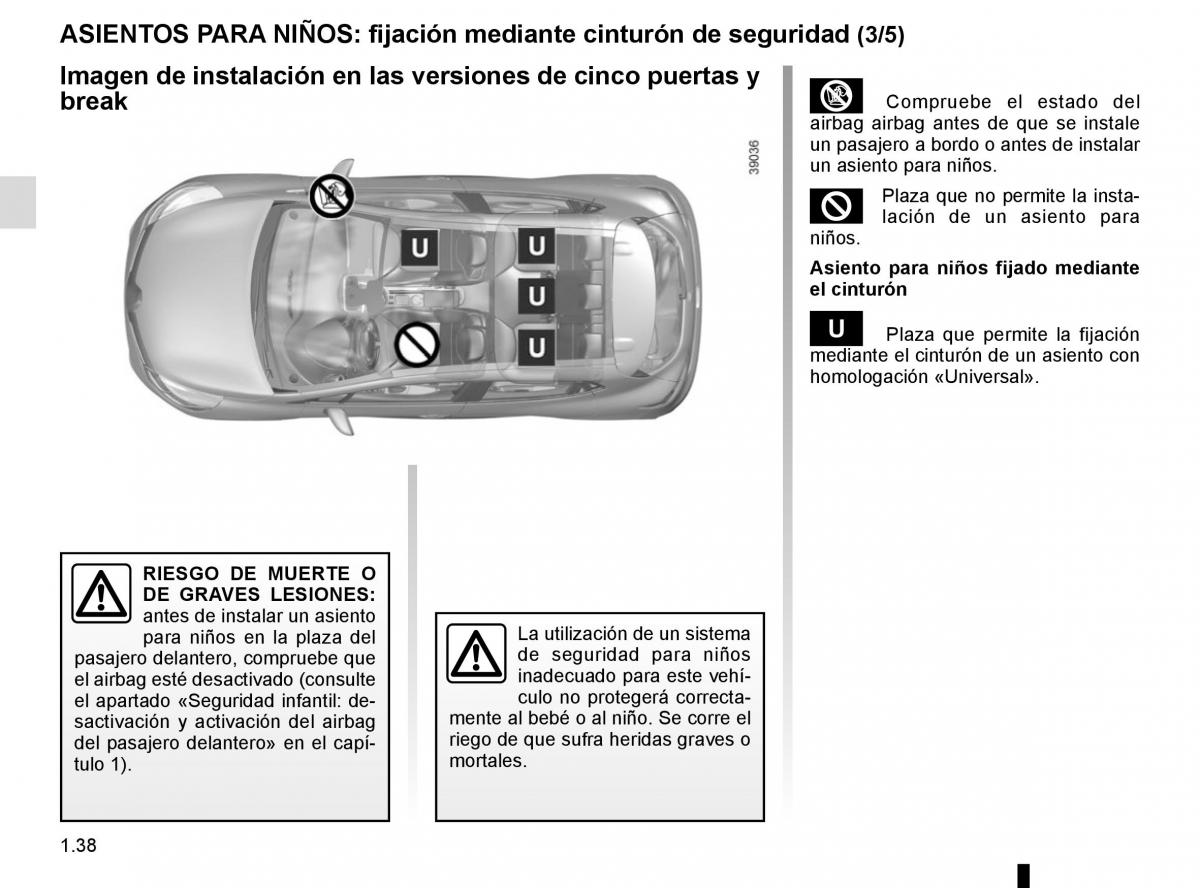 Renault Clio IV 4 manual del propietario / page 44