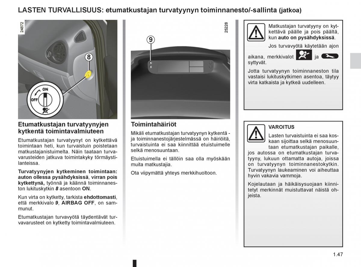 Renault Clio IV 4 omistajan kasikirja / page 55