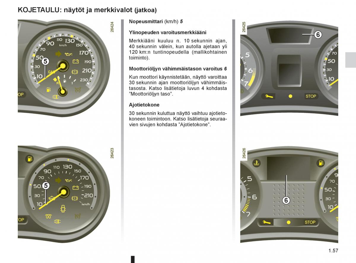 Renault Clio IV 4 omistajan kasikirja / page 65