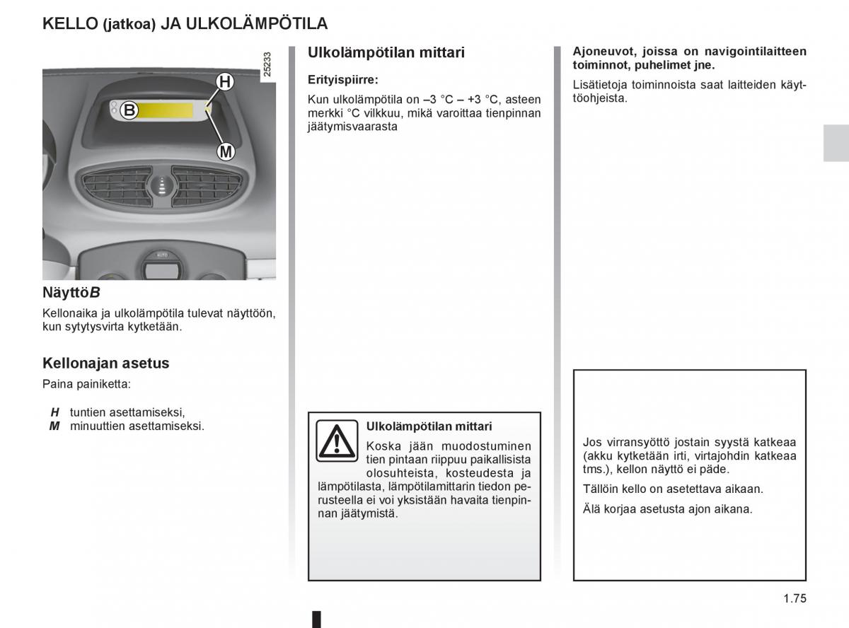 Renault Clio IV 4 omistajan kasikirja / page 83