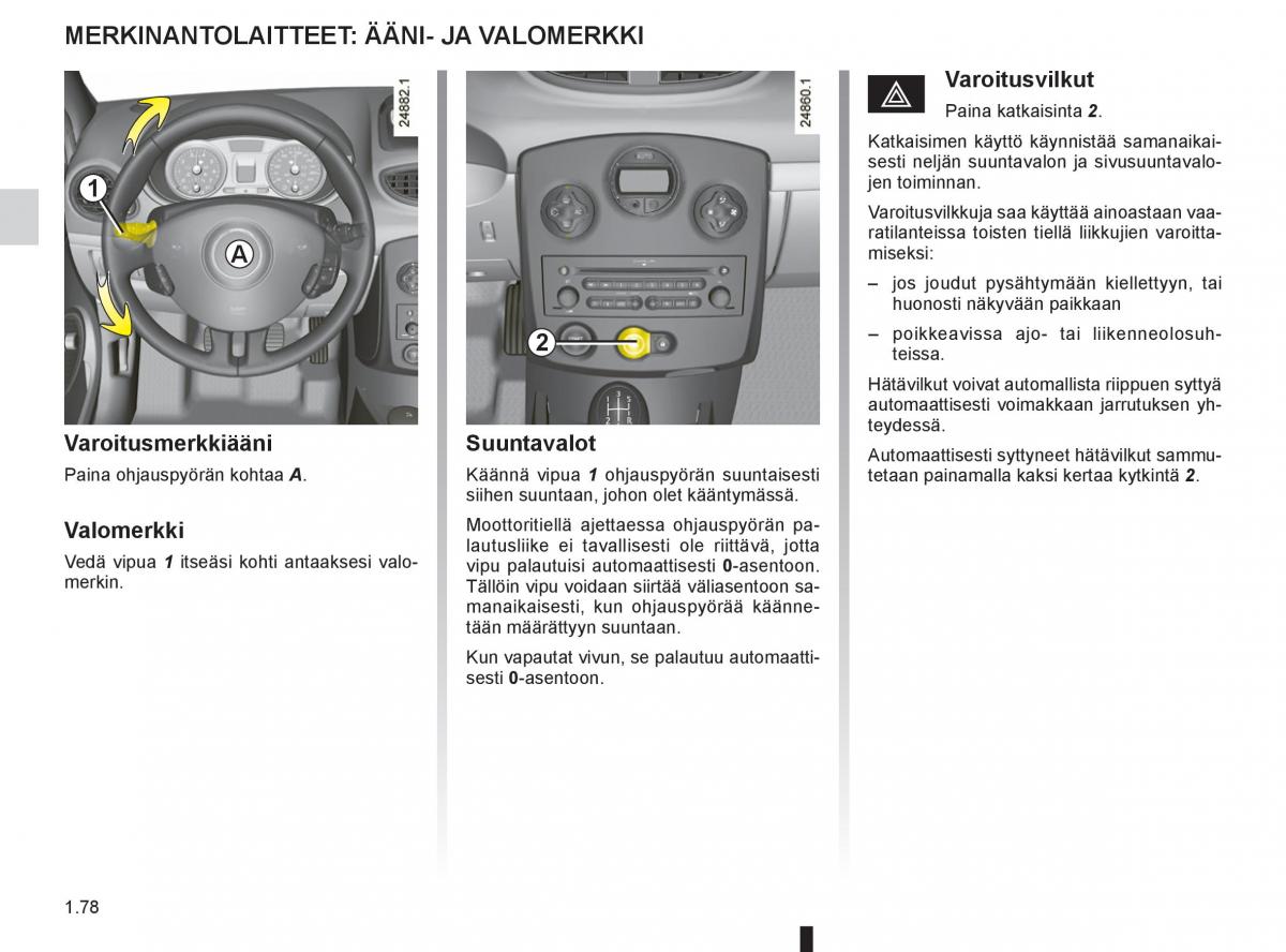 Renault Clio IV 4 omistajan kasikirja / page 86