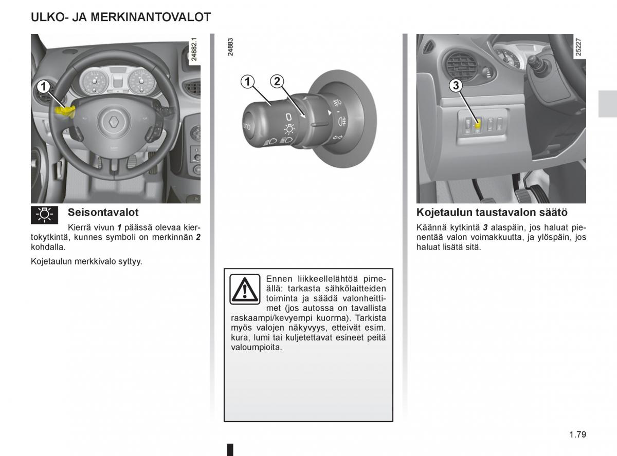 Renault Clio IV 4 omistajan kasikirja / page 87