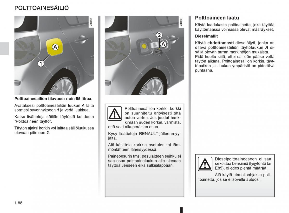 Renault Clio IV 4 omistajan kasikirja / page 96