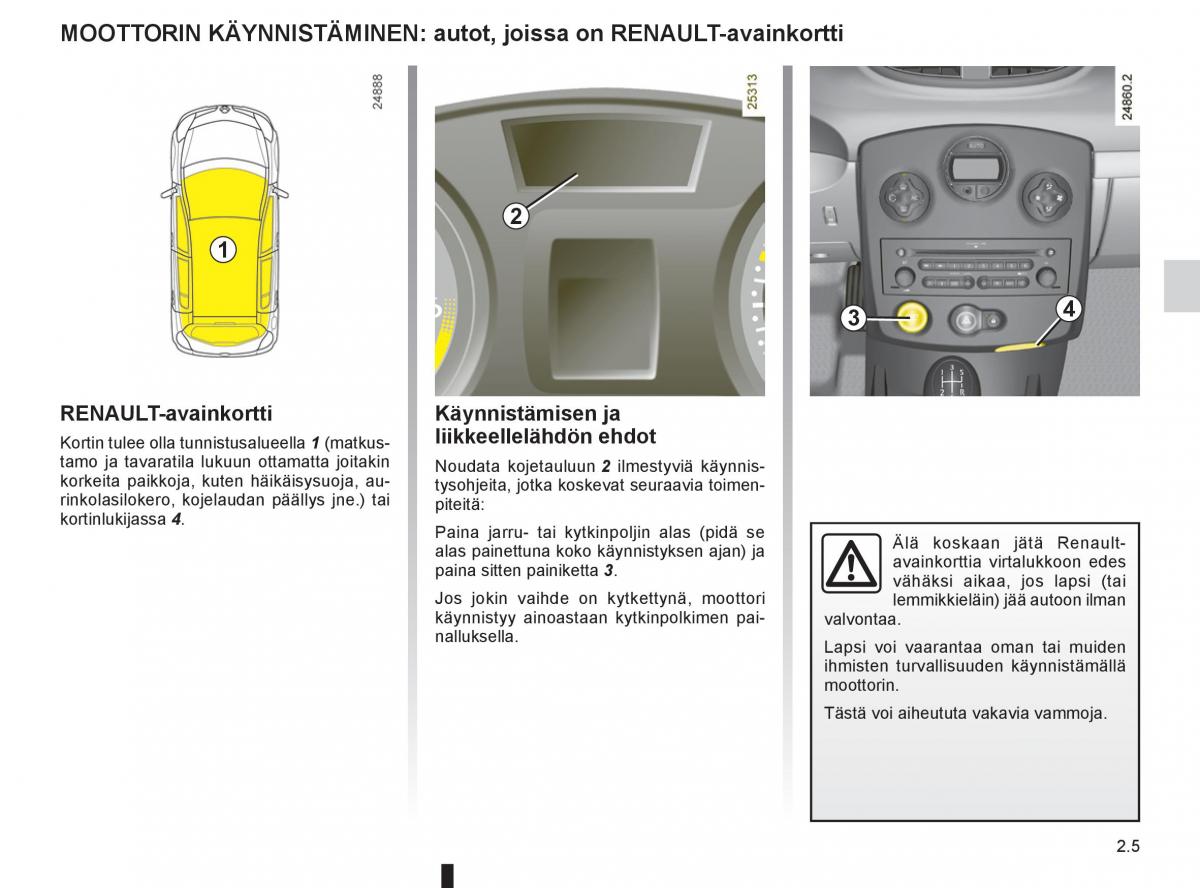 Renault Clio IV 4 omistajan kasikirja / page 103