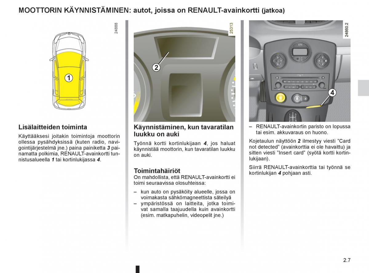 Renault Clio IV 4 omistajan kasikirja / page 105