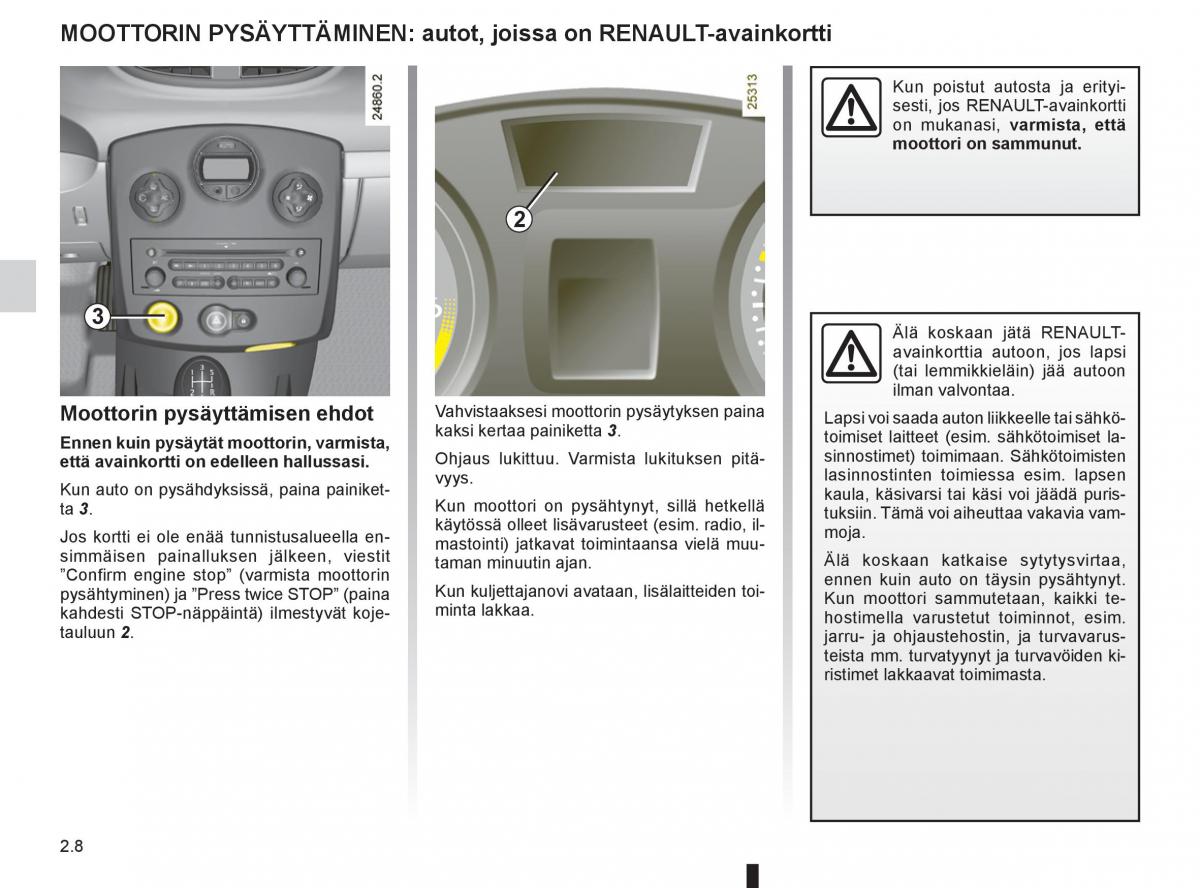 Renault Clio IV 4 omistajan kasikirja / page 106