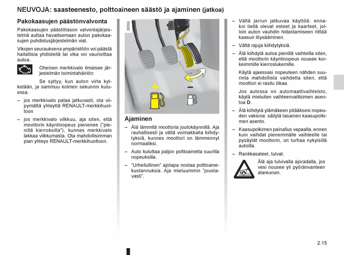 Renault Clio IV 4 omistajan kasikirja / page 113