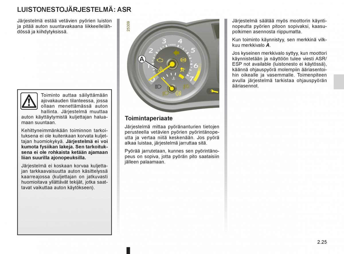 Renault Clio IV 4 omistajan kasikirja / page 123