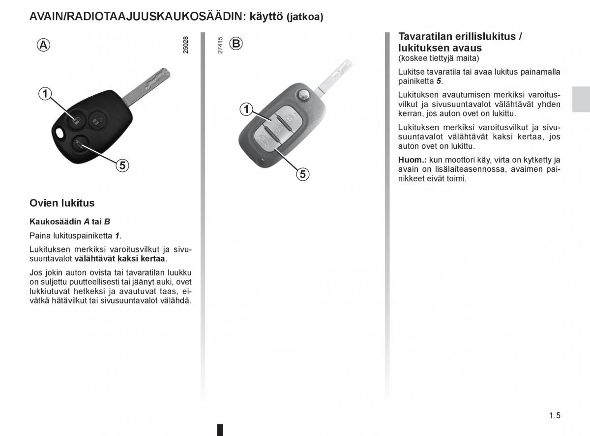 Renault Clio IV 4 omistajan kasikirja / page 13