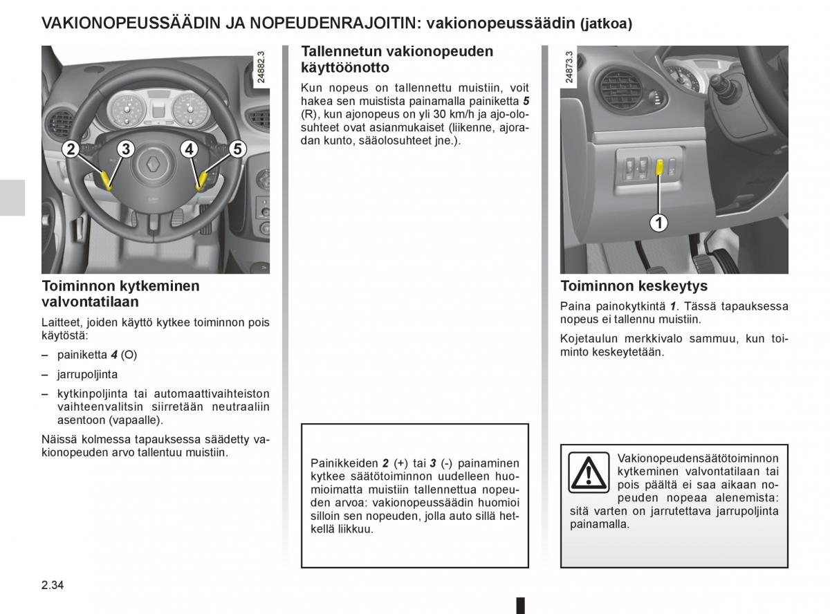 Renault Clio IV 4 omistajan kasikirja / page 132