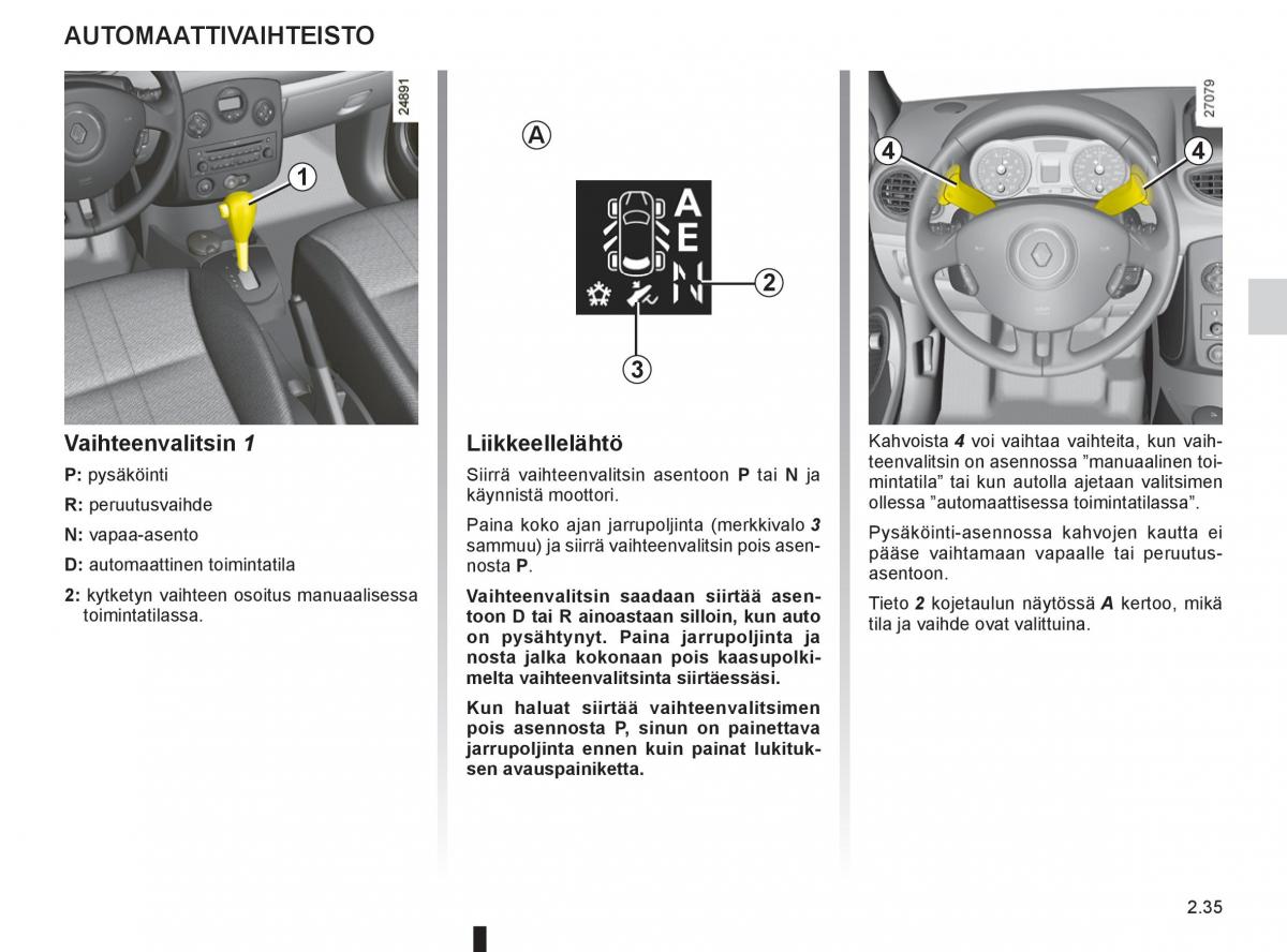 Renault Clio IV 4 omistajan kasikirja / page 133