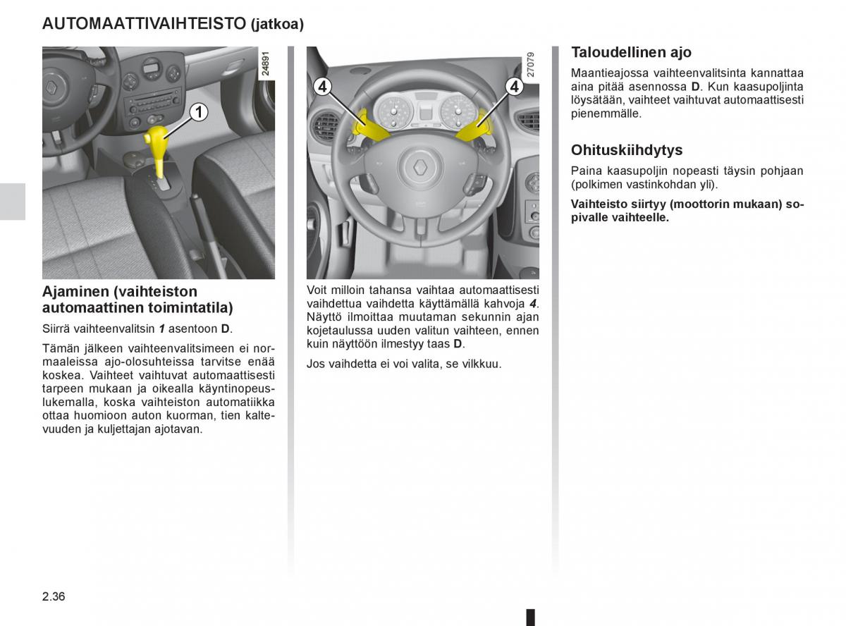 Renault Clio IV 4 omistajan kasikirja / page 134