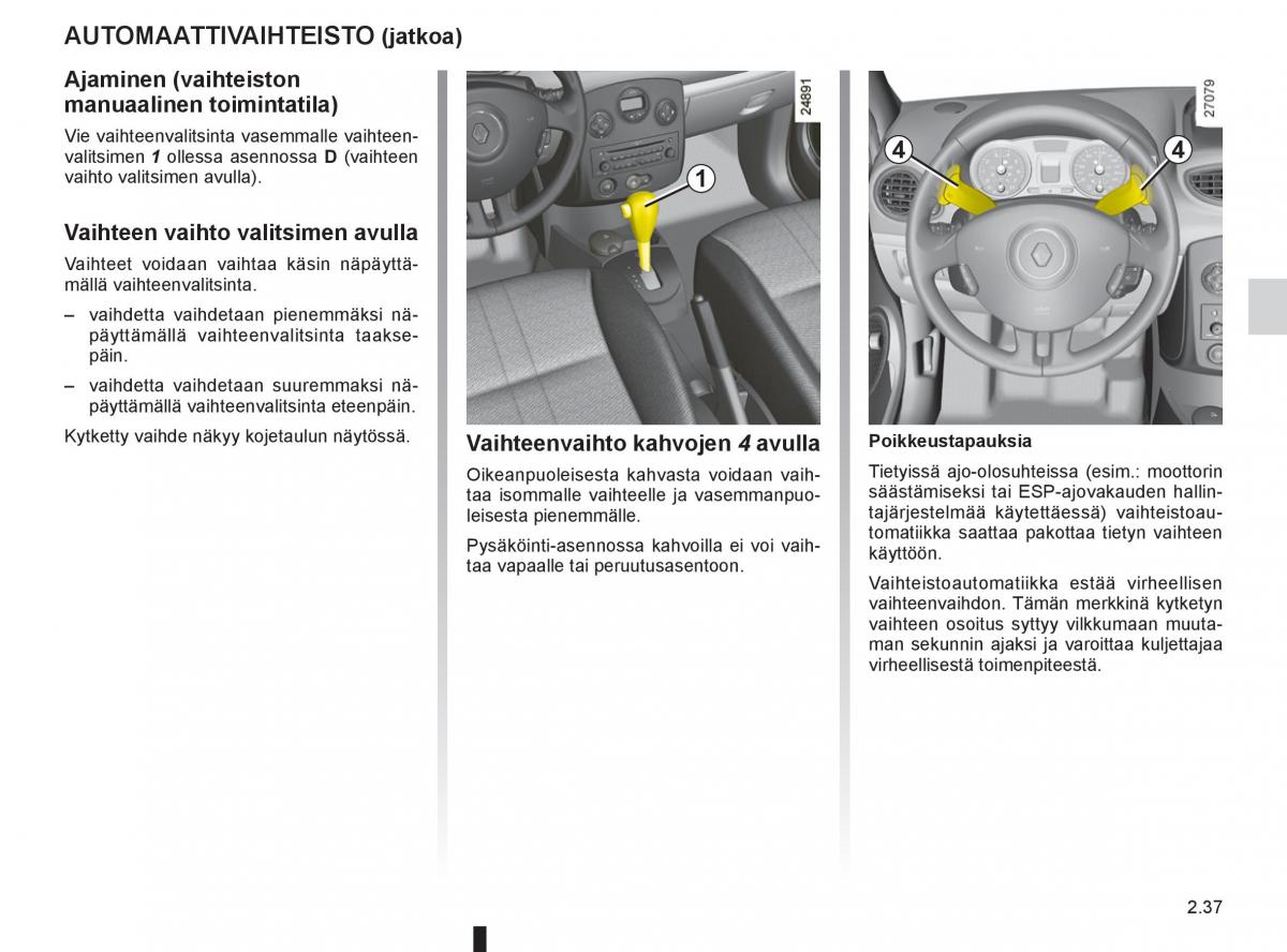 Renault Clio IV 4 omistajan kasikirja / page 135