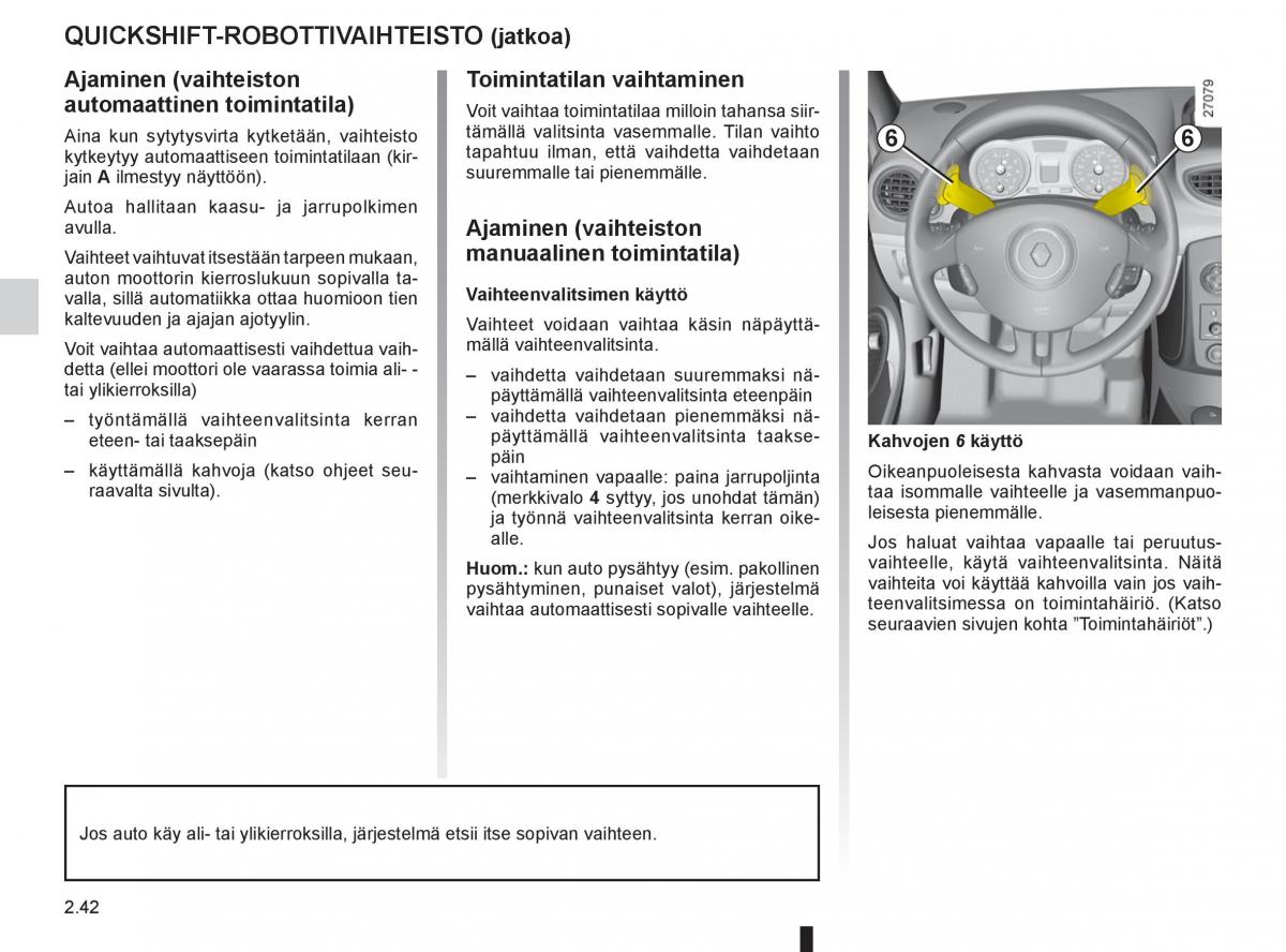 Renault Clio IV 4 omistajan kasikirja / page 140