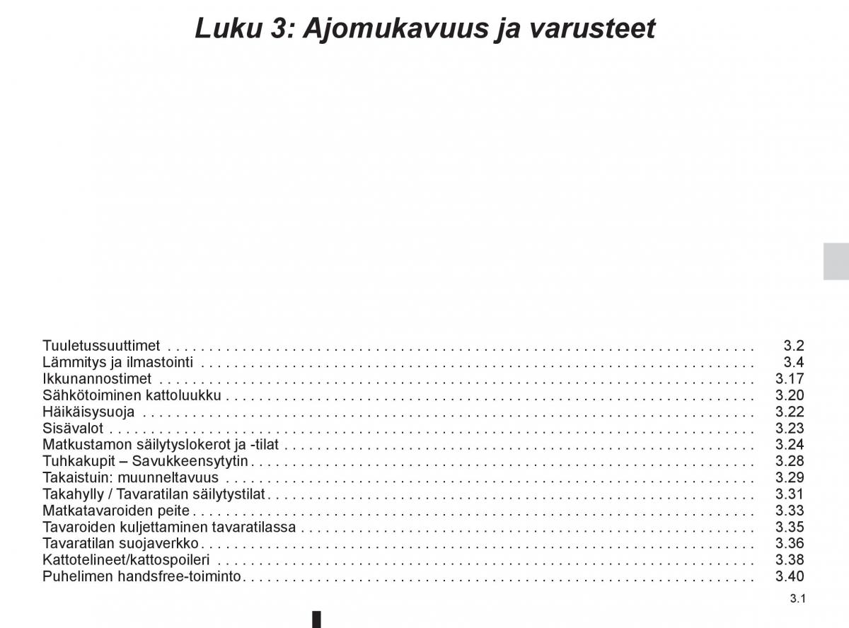 Renault Clio IV 4 omistajan kasikirja / page 145