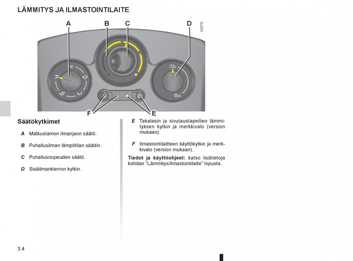 Renault Clio IV 4 omistajan kasikirja / page 148