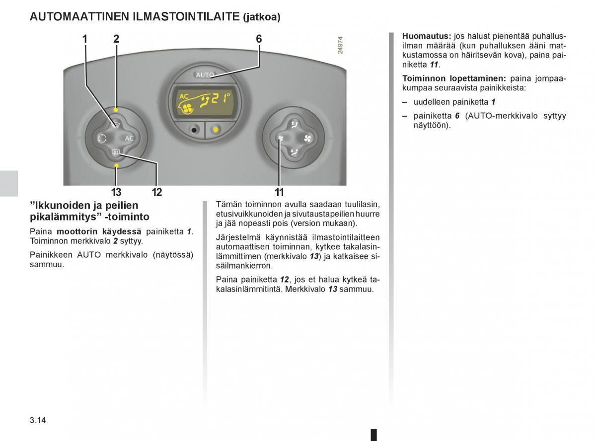 Renault Clio IV 4 omistajan kasikirja / page 158