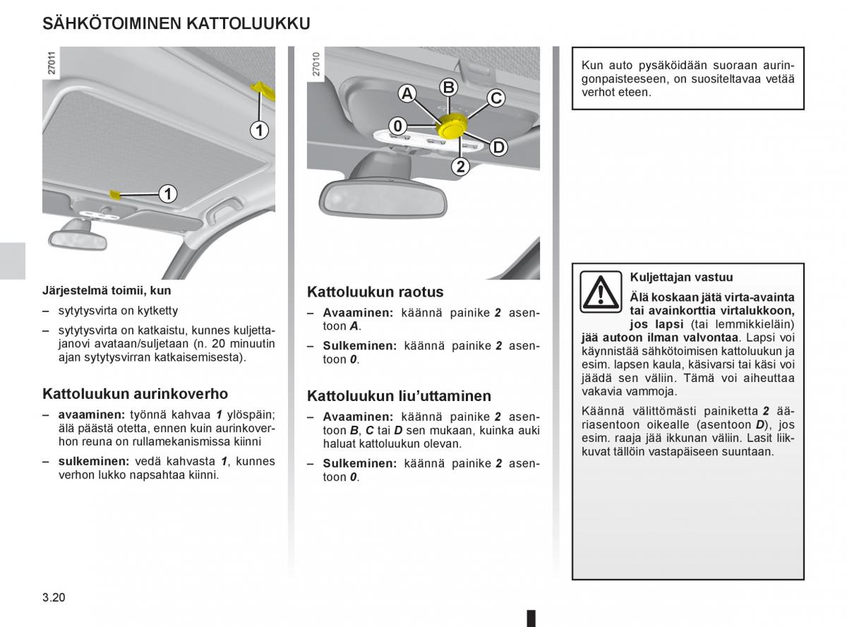 Renault Clio IV 4 omistajan kasikirja / page 164