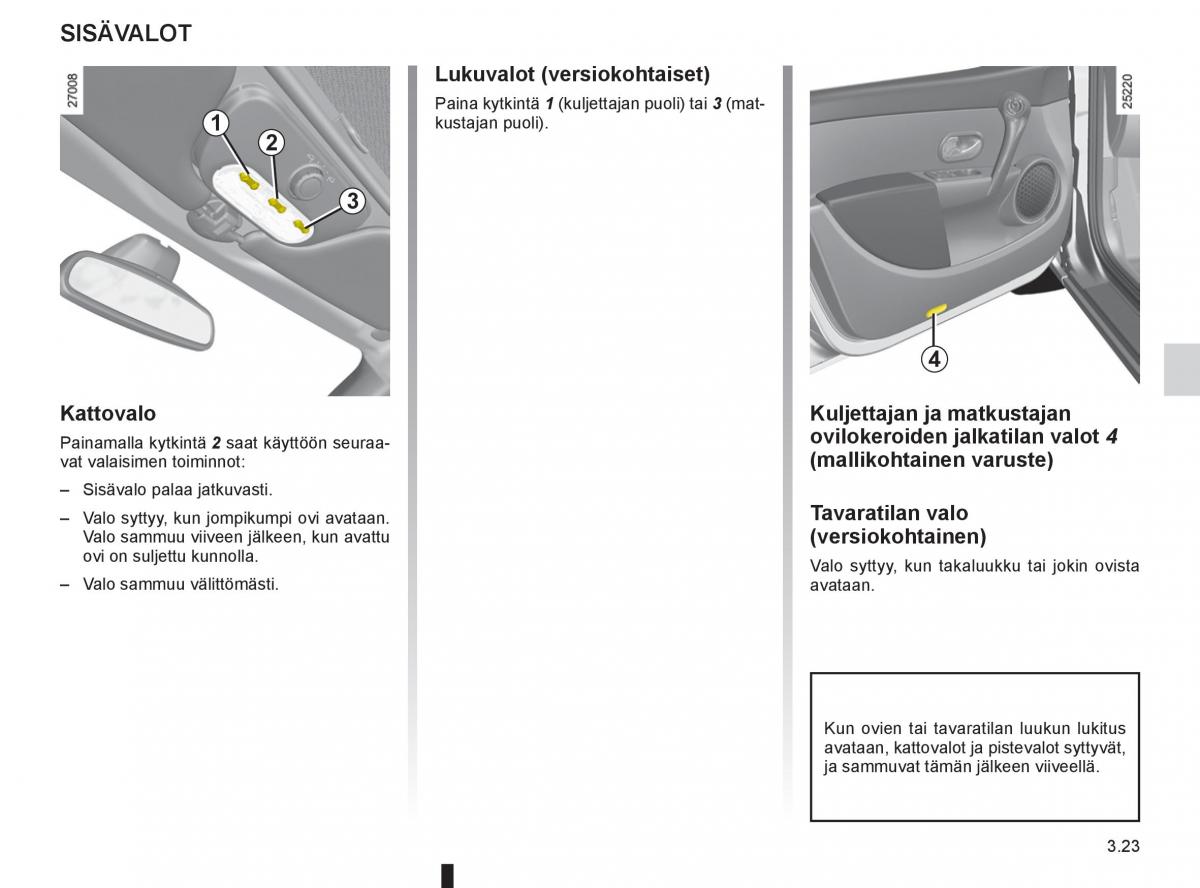 Renault Clio IV 4 omistajan kasikirja / page 167