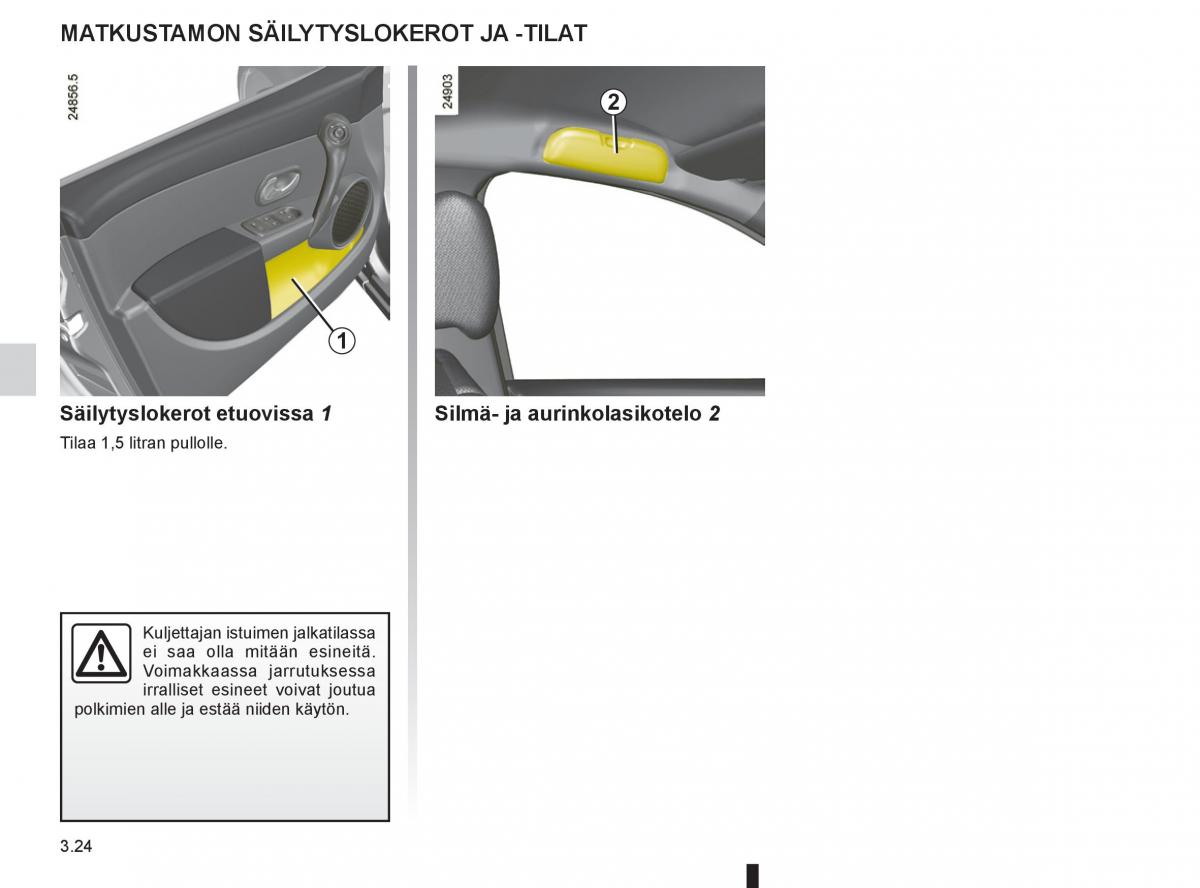 Renault Clio IV 4 omistajan kasikirja / page 168