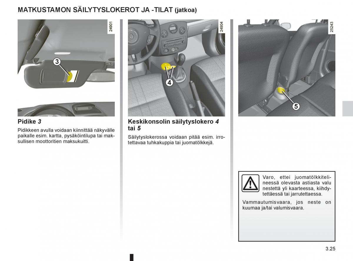 Renault Clio IV 4 omistajan kasikirja / page 169