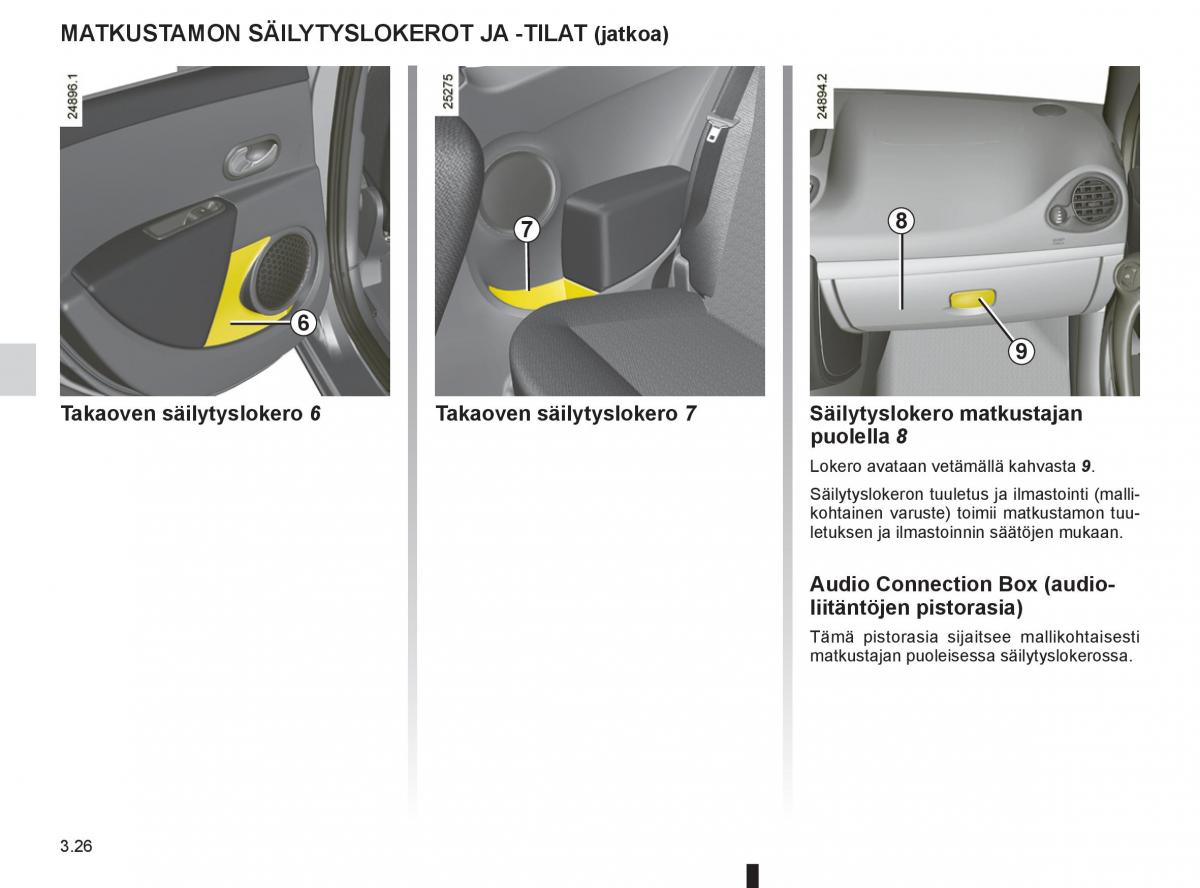 Renault Clio IV 4 omistajan kasikirja / page 170