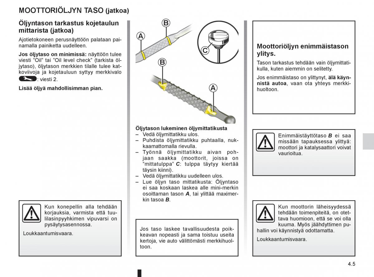 Renault Clio IV 4 omistajan kasikirja / page 189