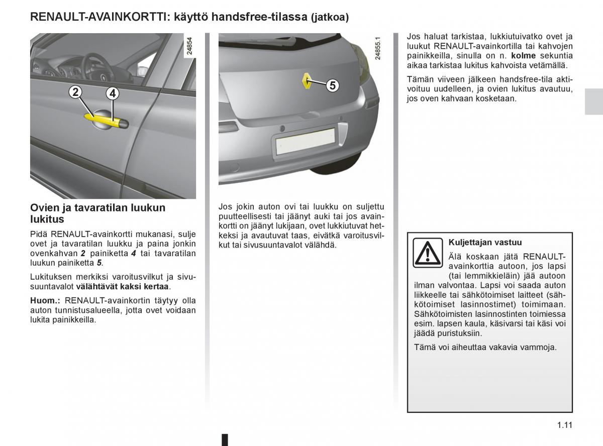 Renault Clio IV 4 omistajan kasikirja / page 19