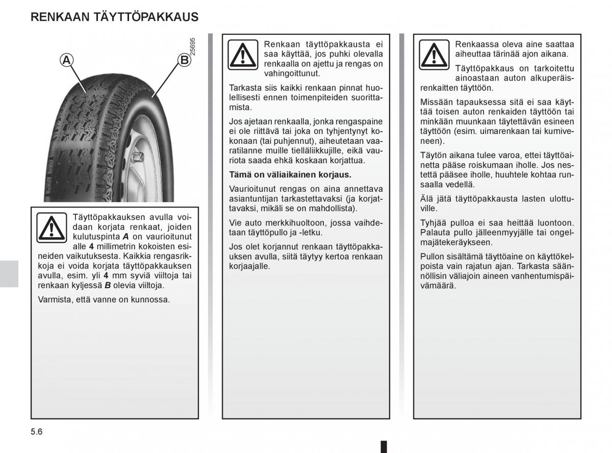 Renault Clio IV 4 omistajan kasikirja / page 204