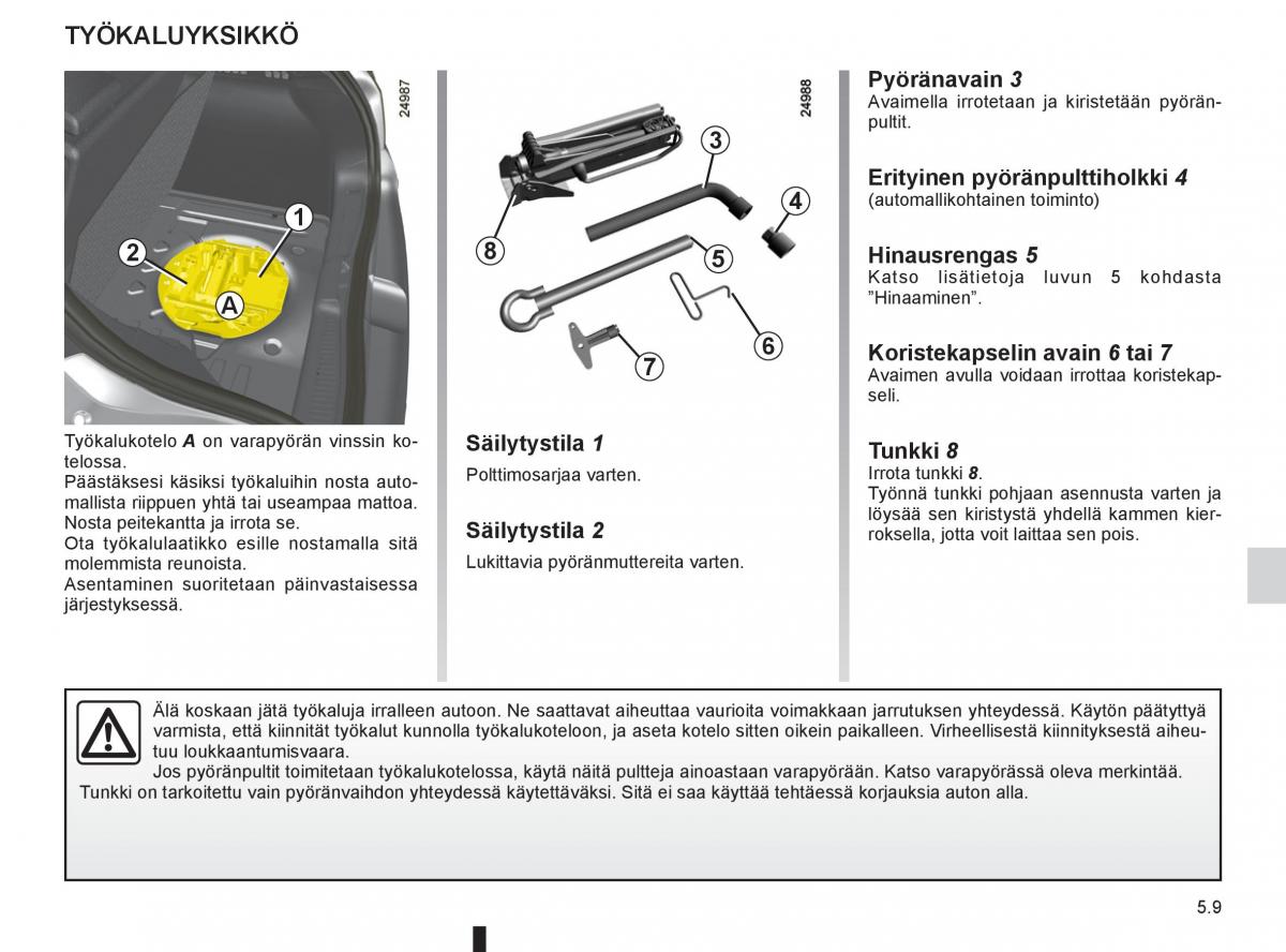 Renault Clio IV 4 omistajan kasikirja / page 207