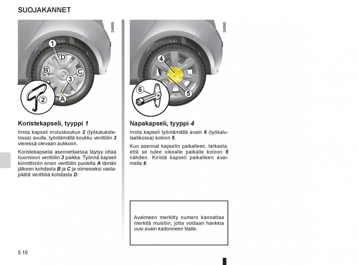 Renault Clio IV 4 omistajan kasikirja / page 208