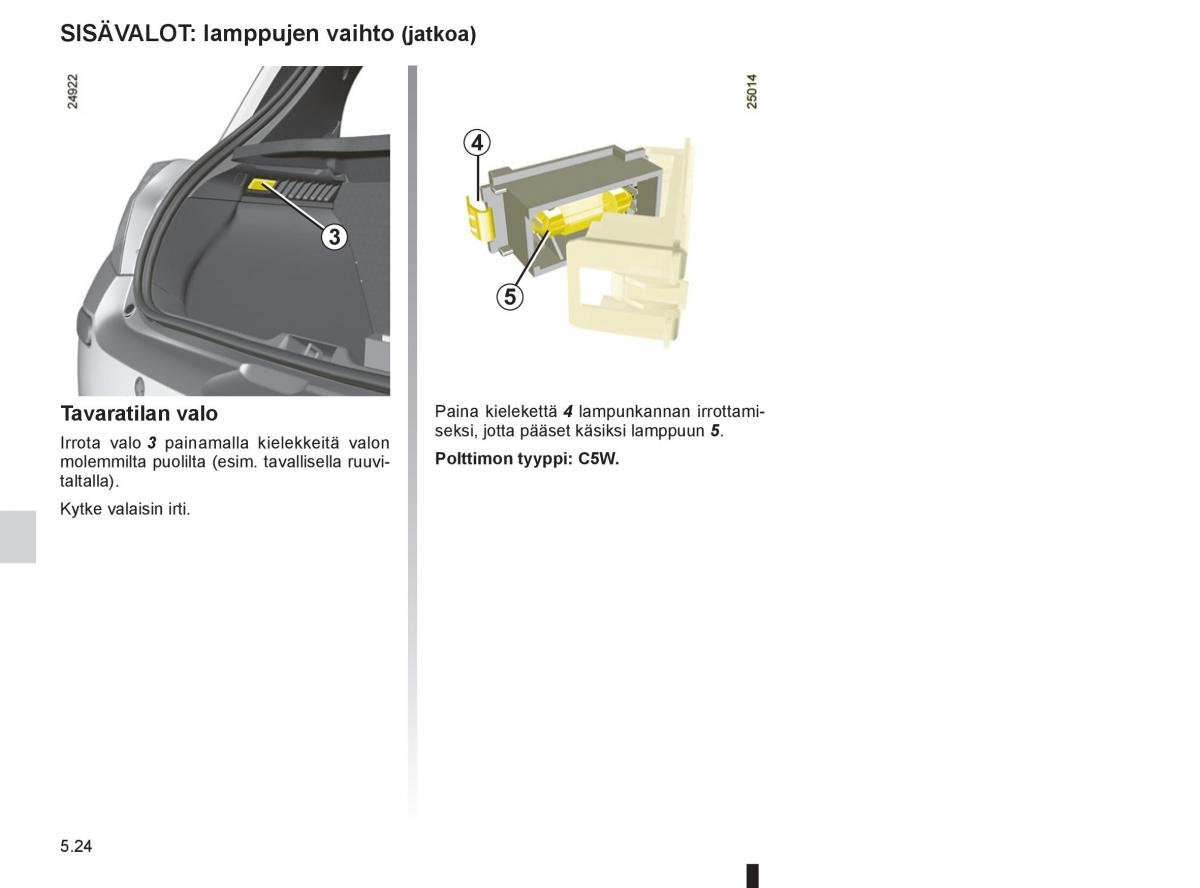 Renault Clio IV 4 omistajan kasikirja / page 222