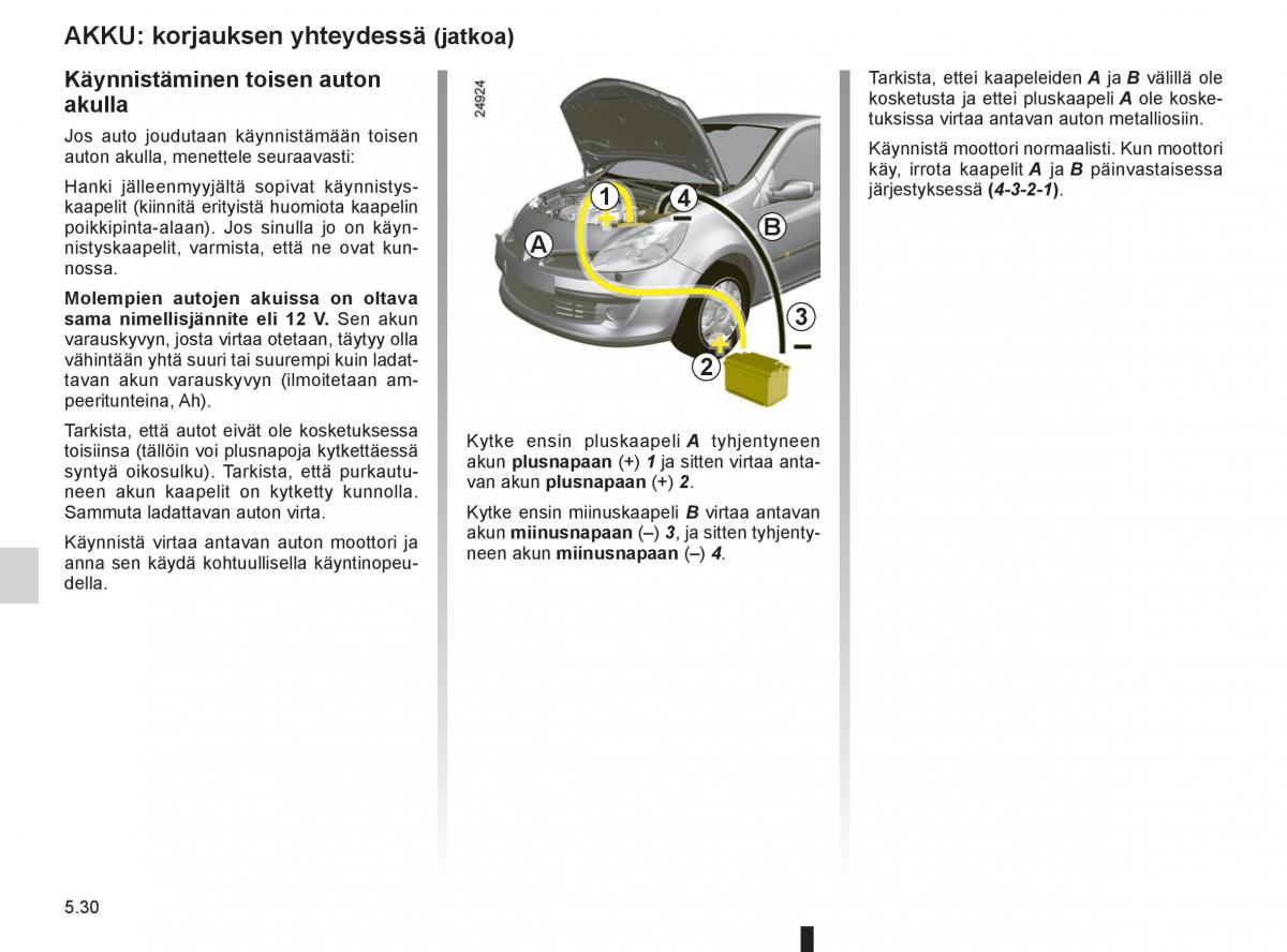 Renault Clio IV 4 omistajan kasikirja / page 228