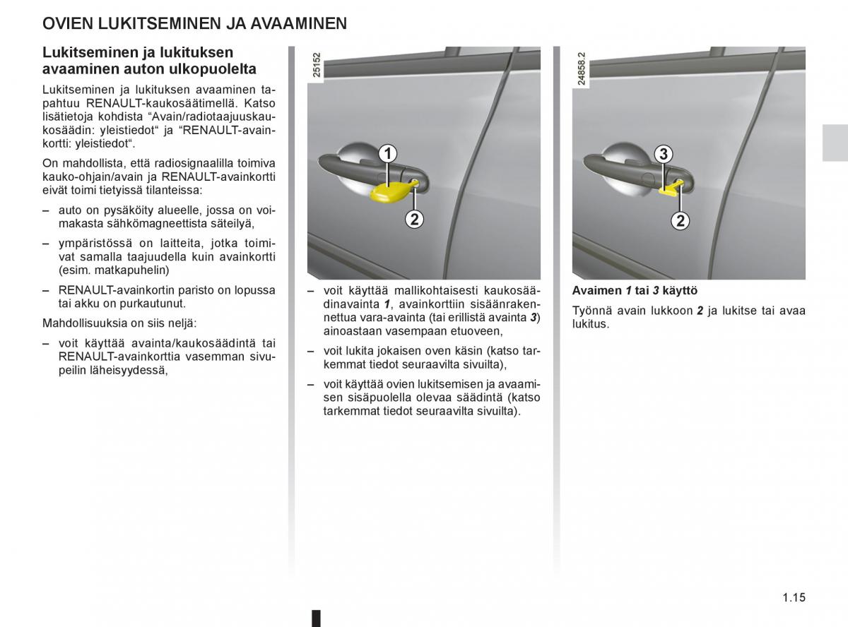 Renault Clio IV 4 omistajan kasikirja / page 23