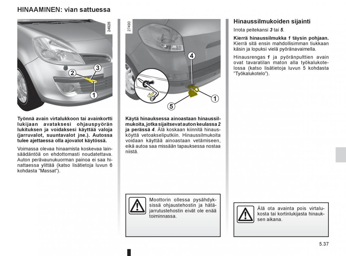 Renault Clio IV 4 omistajan kasikirja / page 235