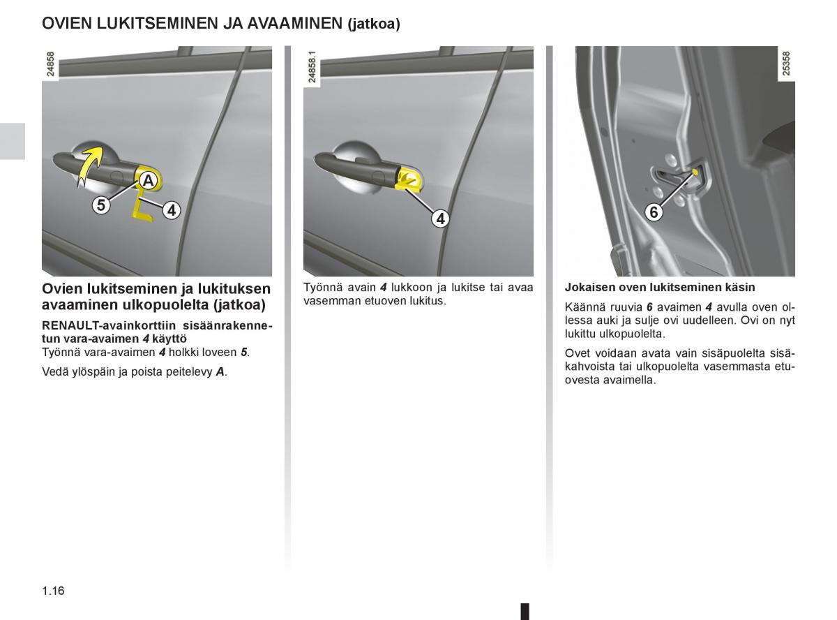 Renault Clio IV 4 omistajan kasikirja / page 24