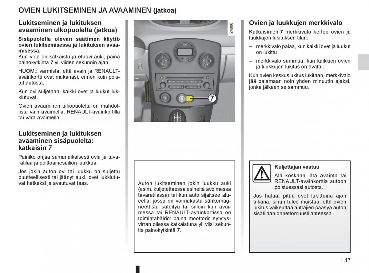 Renault Clio IV 4 omistajan kasikirja / page 25