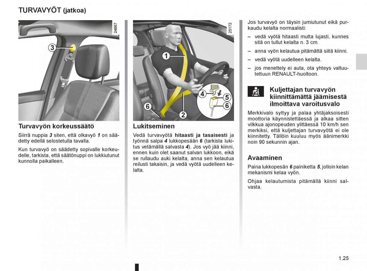 Renault Clio IV 4 omistajan kasikirja / page 33